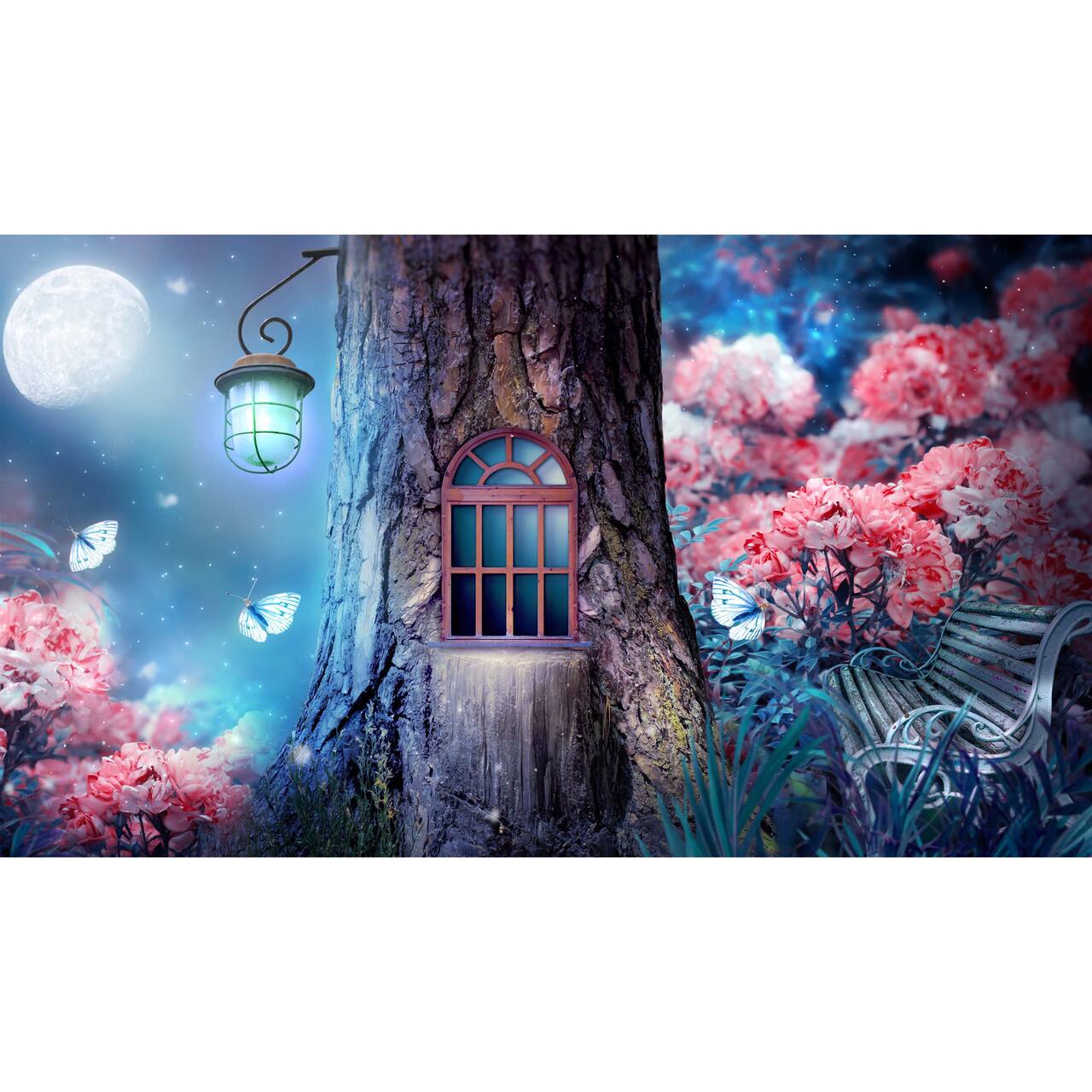 Sparkly Selections Pixie Tree House Diamond Painting Kit, Round Diamonds